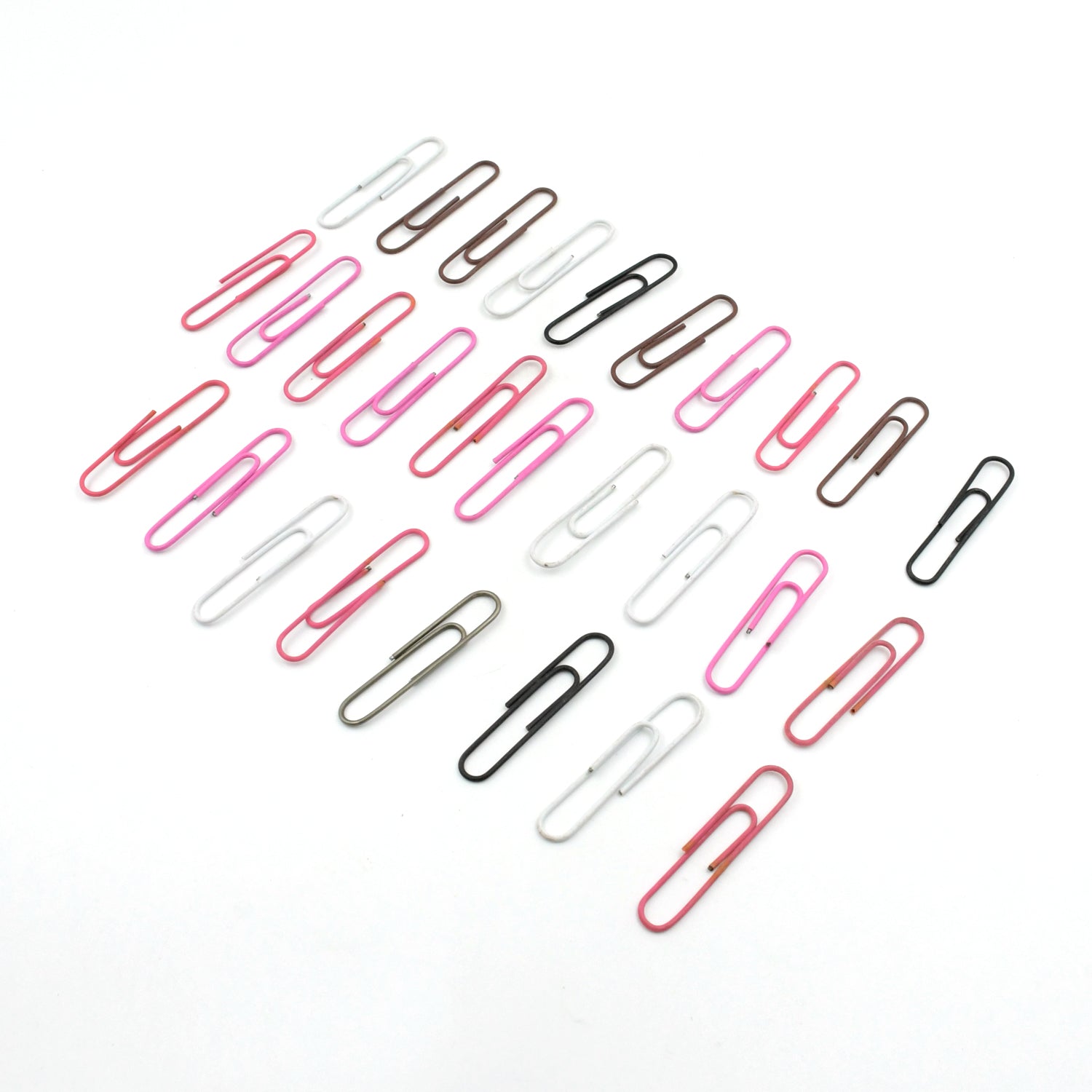 8859 MultiPurpose Assorted Color Coated Paper Clips, Assorted Sizes, Durable & Rustproof, Colored Paper Clips for Paperwork, DIY Work, classify Documents, Bookmark, Snacks Bag Clips, Suitable for Home, School, Office (Approx 28 Pcs)