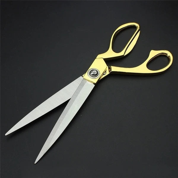 1546 Stainless Steel Tailoring Scissor Sharp Cloth Cutting for Professionals (8.5inch) (Golden) DeoDap