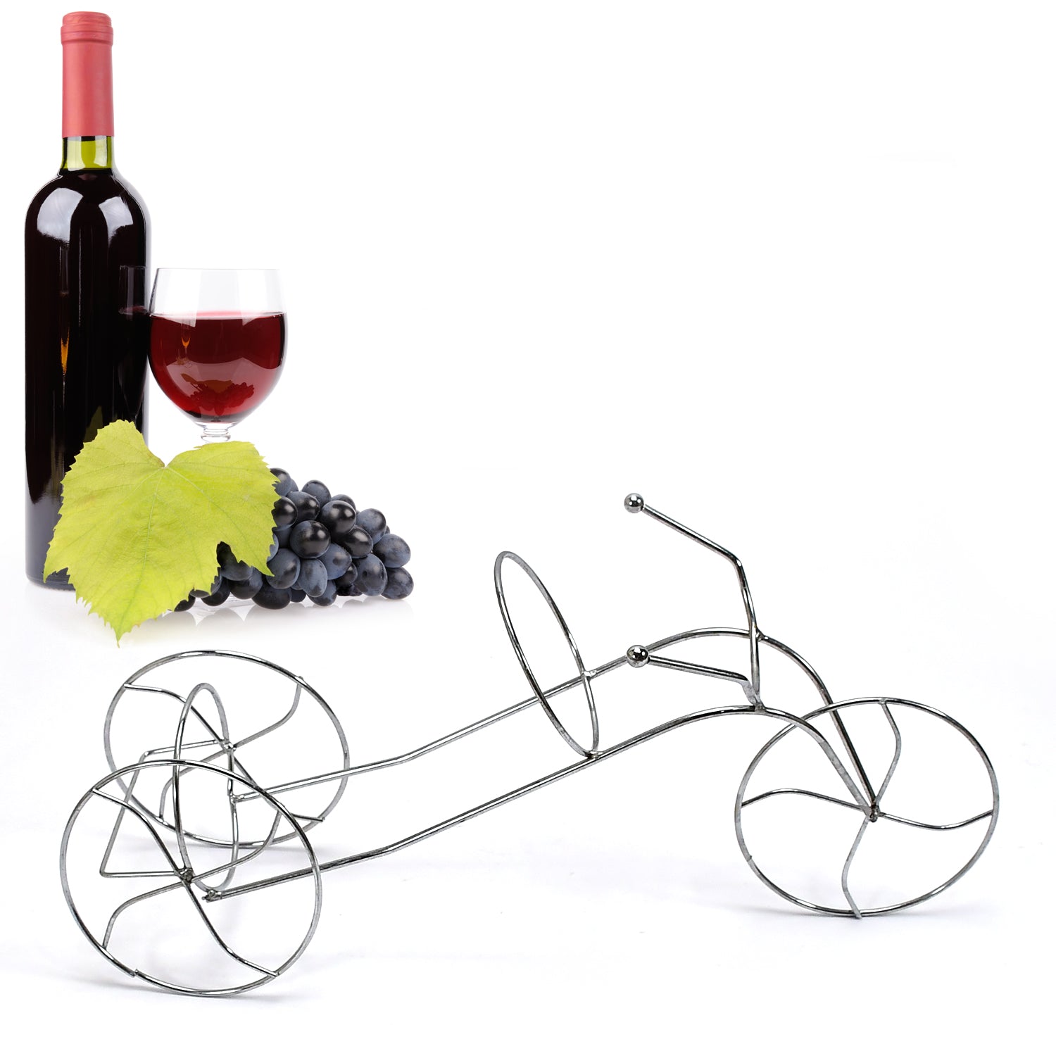 5190 Bottle Rack  Bicycle Design For Home ,Cafes , & Hotel Use Steel Rack DeoDap