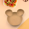 0848 Mickey Mouse Shape Plates for Kids, BPA Free, & Unbreakable Children’s Food Plate, Kids Bowl, Fruit Plate, Baby Cartoon Pie Bowl Plate, Tableware (1 Pc)