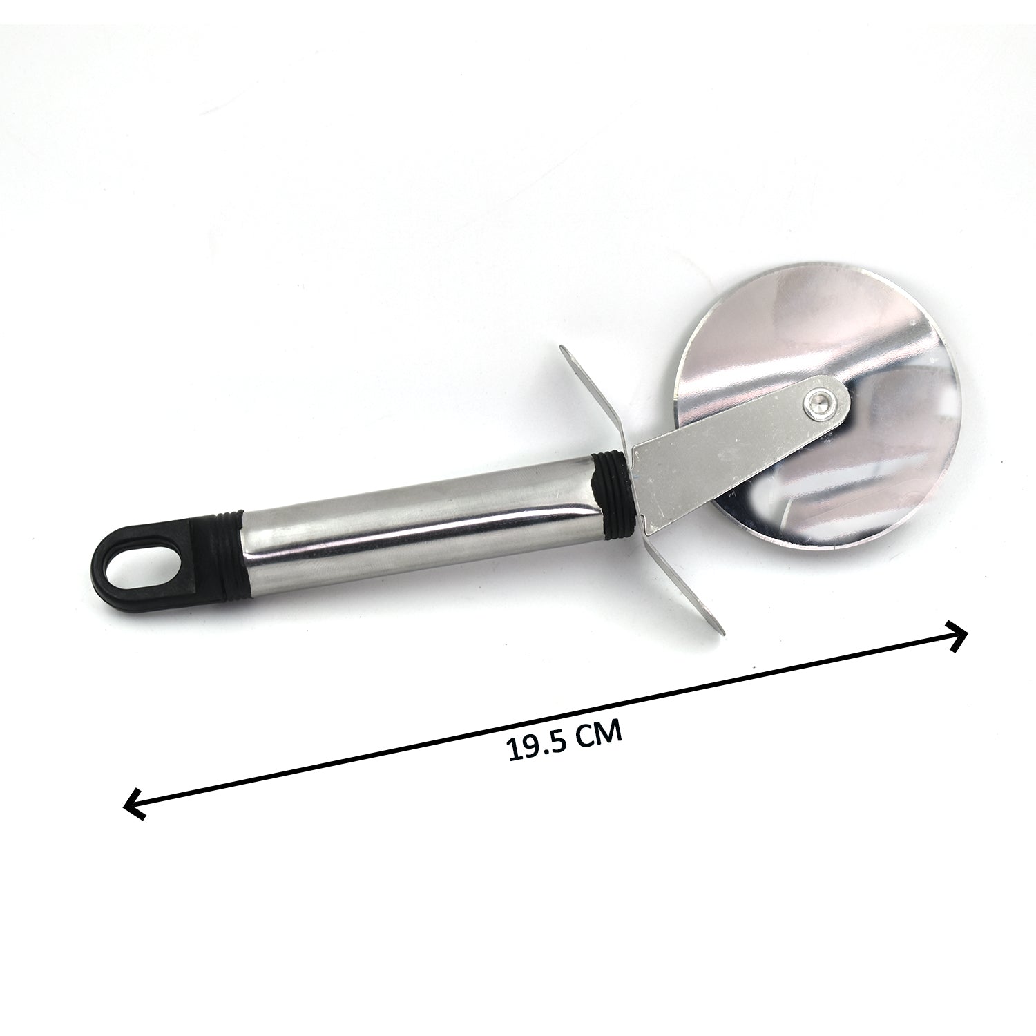 2732 Stainless Steel Pizza Cutter, Pastry Cake Slicer, Sharp, Wheel Type DeoDap