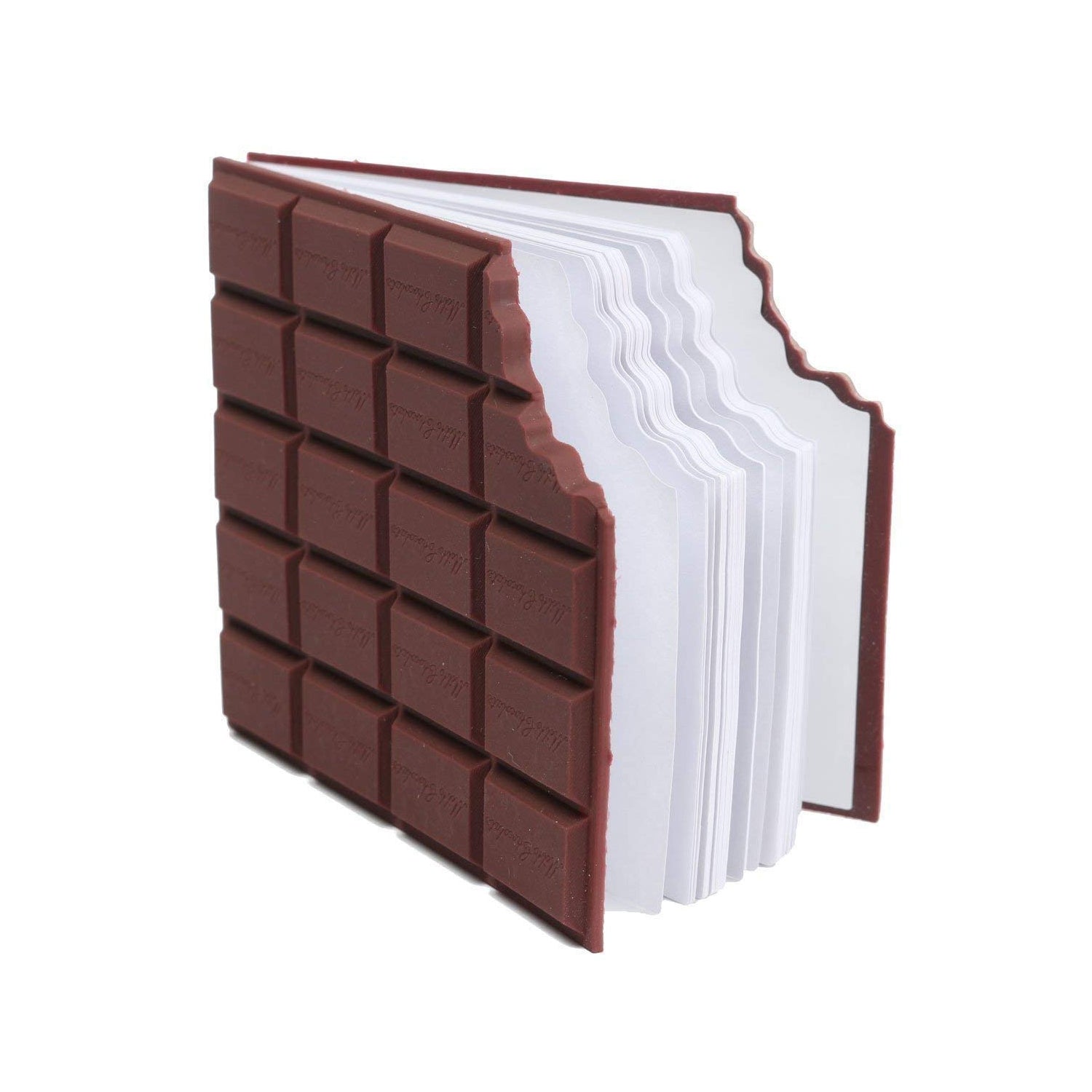 4528 Small Chocolate Scented Diary Memo Notebook in Rectangular Chocolate Bite Shape with Original Chocolate Smell Personal Pocket Diary, Dairy book with Plain Pages for Kids