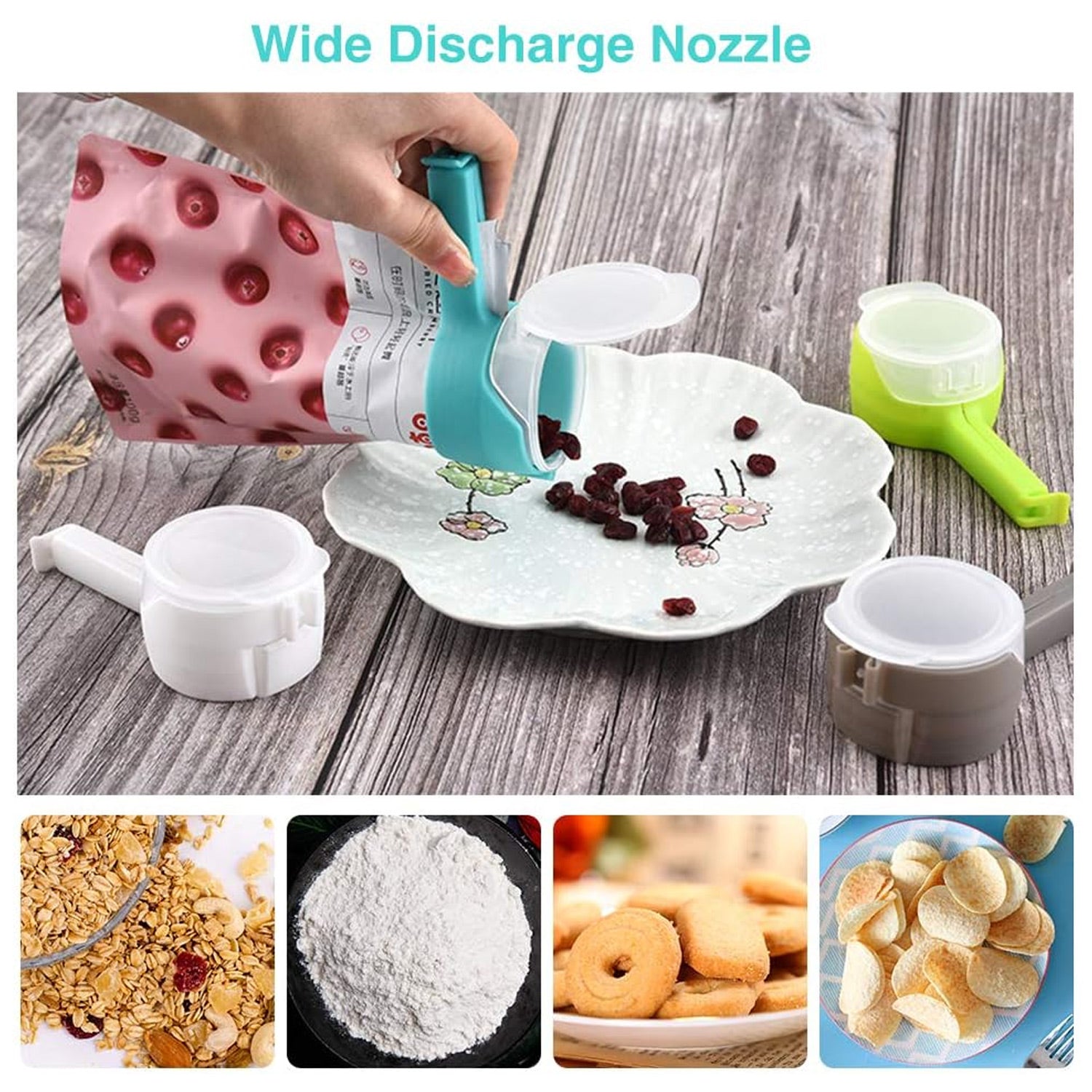 2498l Portable Seal Pour Food Storage Bag (loose) DeoDap