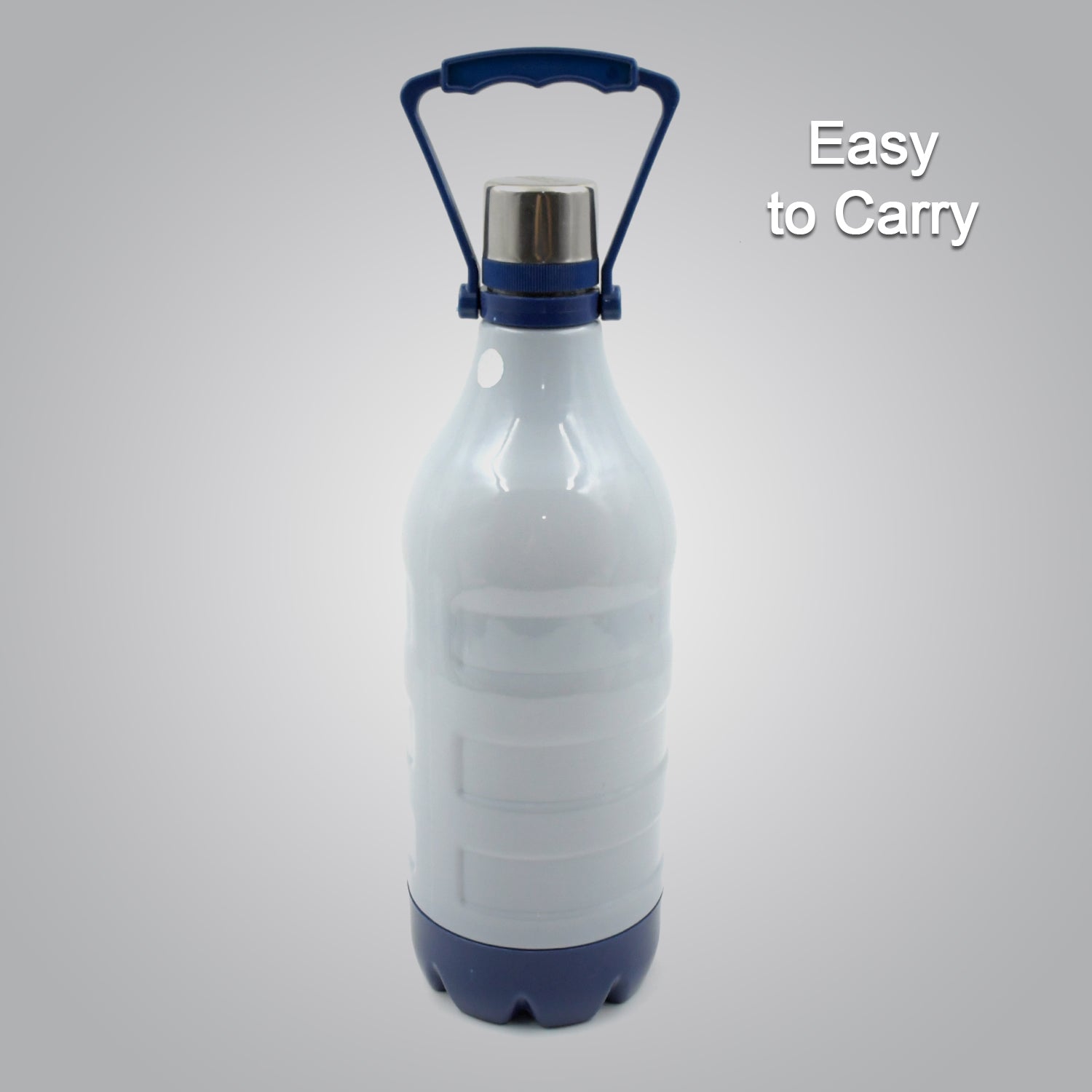 Plastic Sports Insulated Water Bottle with Handle Easy to Carry High Quality Water Bottle, BPA-Free & Leak-Proof! for Kids' School, For Fridge, Office, Sports, School, Gym, Yoga (1 Pc, 1500ML, 2200ML)