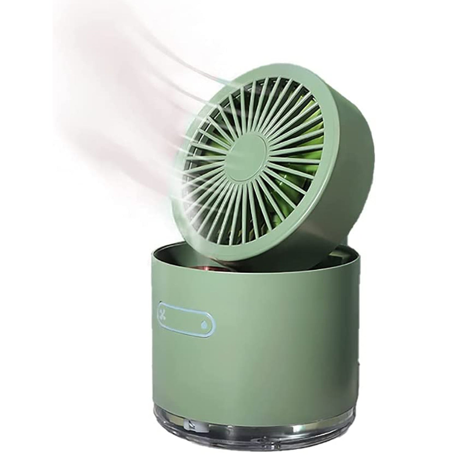 7615 Mini Desktop Cooling Fan, Automatic Shaking Head Rotating Spray humidifier Fan Water Cooling Small Fan Desktop Mini air Conditioning Fan with Small Water Tank DeoDap