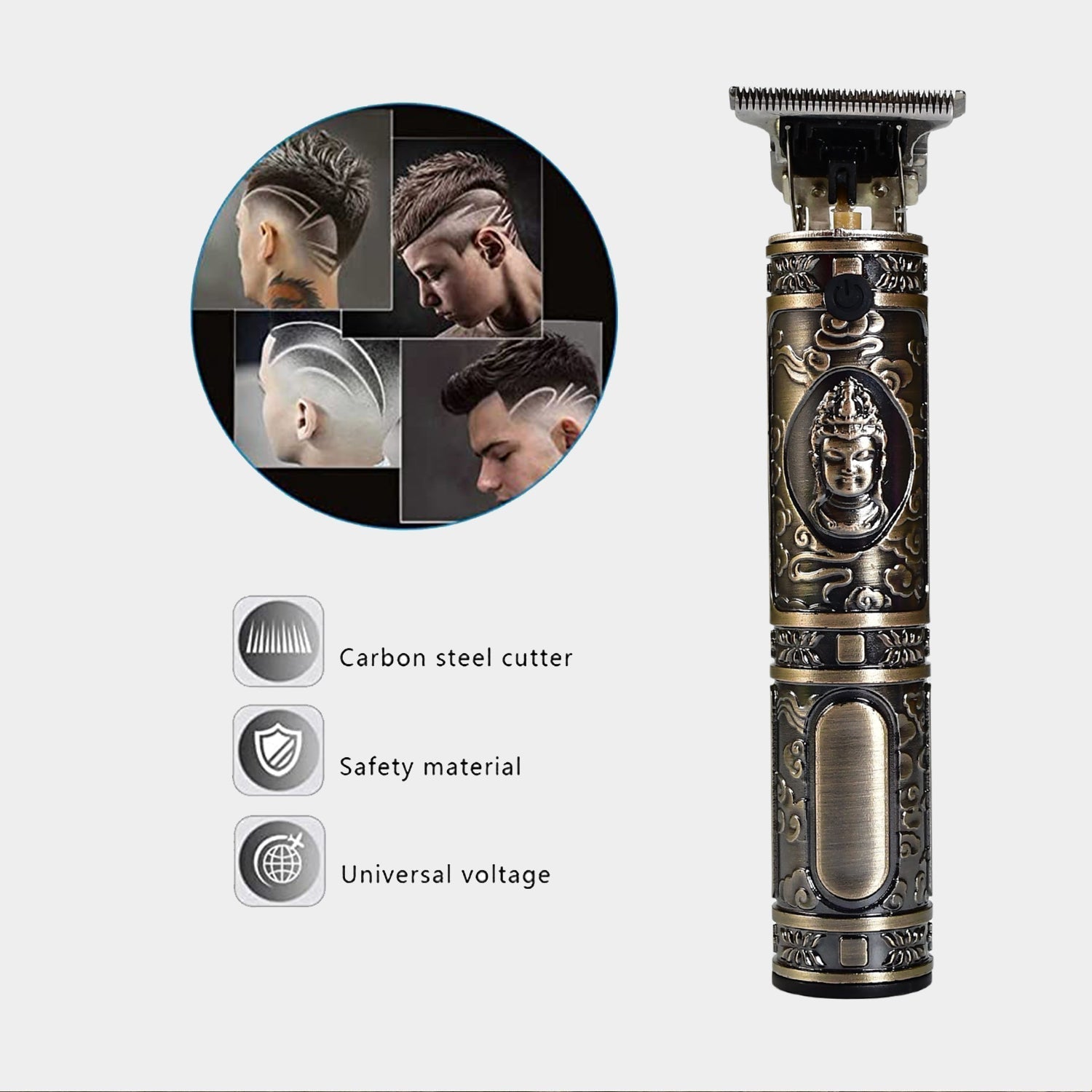 6328 ﻿Electric shaving machine dry shaving for men - hair shaving and trimming beard With adjustable blade clipper. DeoDap