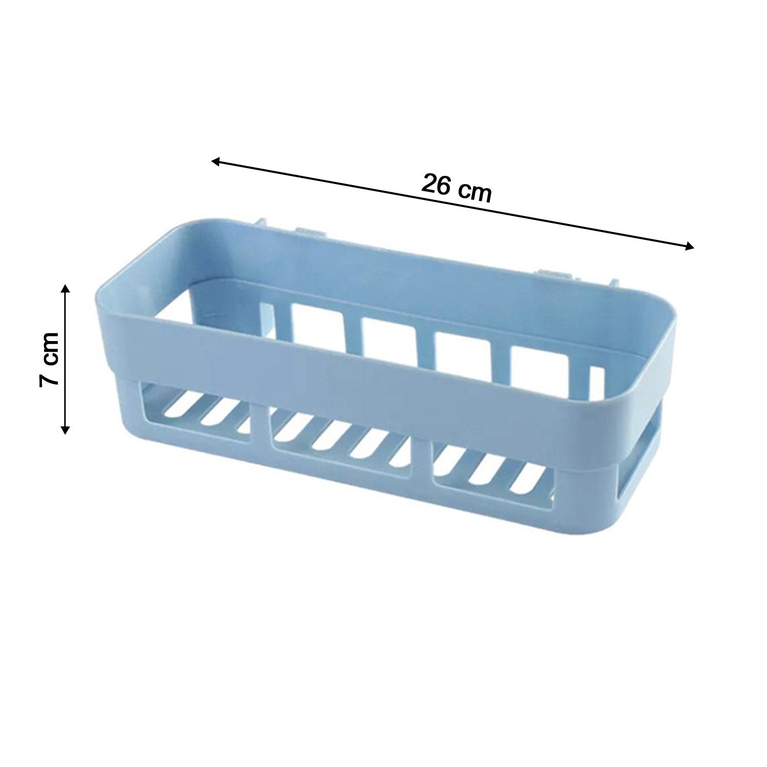 1094L Multipurpose Shelf Storage Rack Organizer Caddy Basket with Sticker (Loose Packing) DeoDap