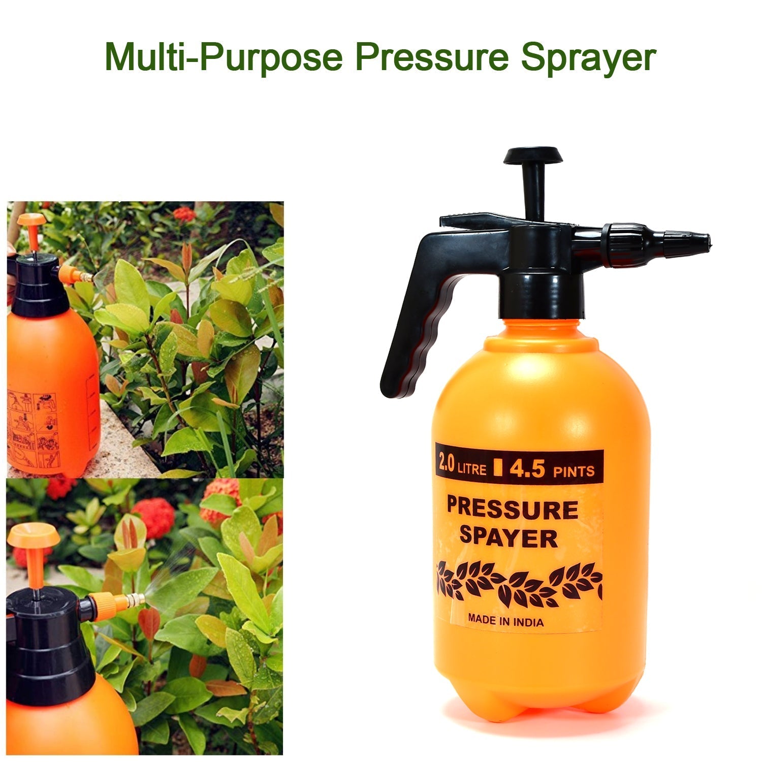 0645A Water sprayer hand help pump pressure garden sprayer - 2 Ltr DeoDap