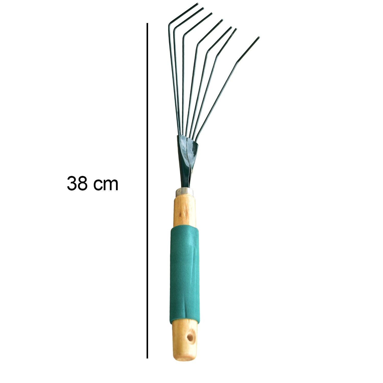 1741 Stainless Steel Tooth Garden Leaf Rake DeoDap