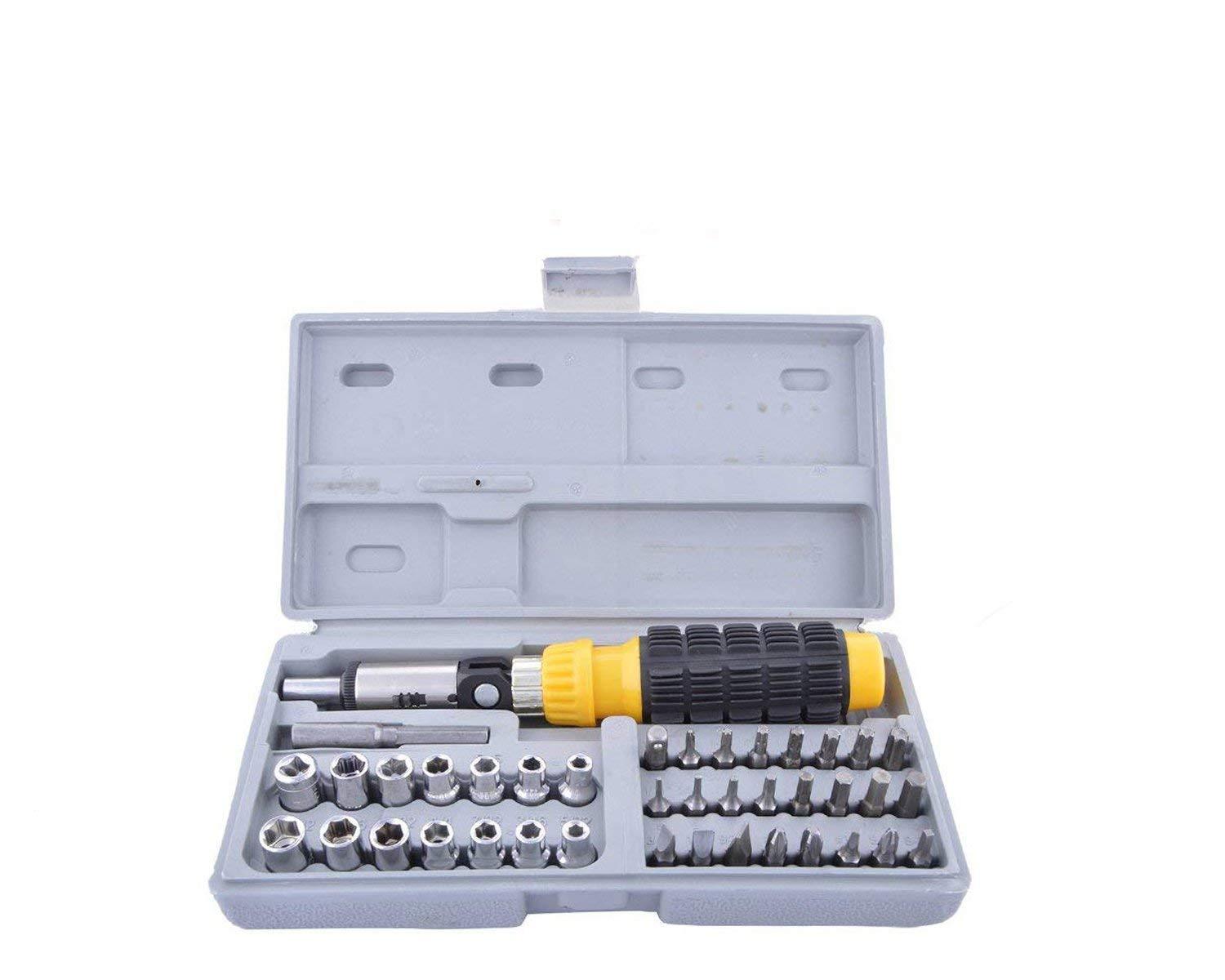 0423 Socket and Screwdriver Tool Kit Accessories (41 pcs) DeoDap