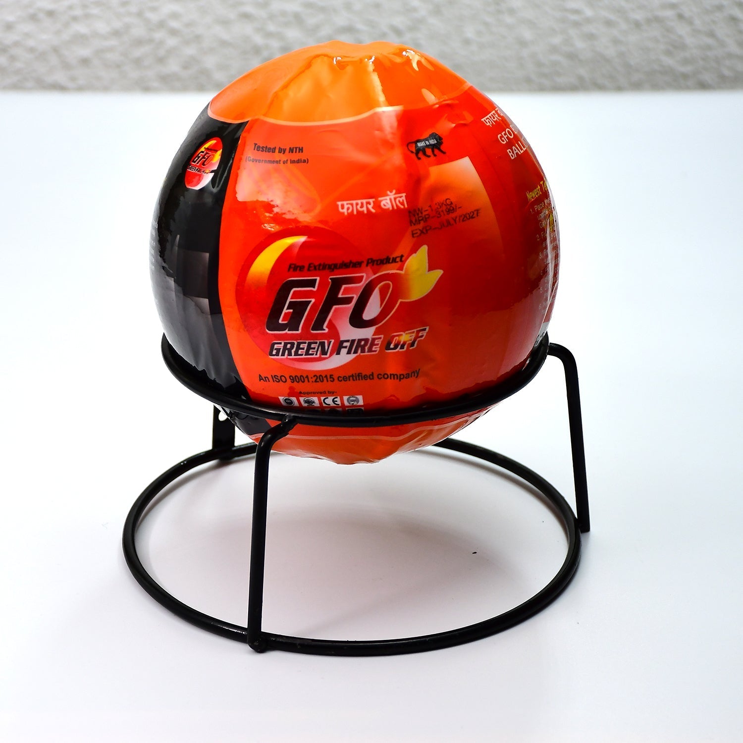 4971 GFO (Green Fire Ball) Automatic Fire Safety Ball for Office School Warehouse Home | FIRE Extinguisher Ball. DeoDap