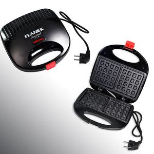 2817 Waffle Maker, Makes 2 Square Shape Waffles| Non-Stick Plates| Easy to Use with Indicator Lights DeoDap