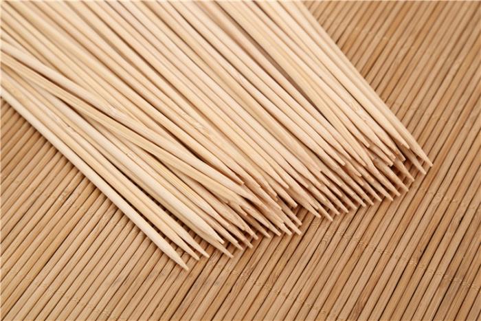 1119 Bamboo Wood Skewer BBQ Sticks DeoDap