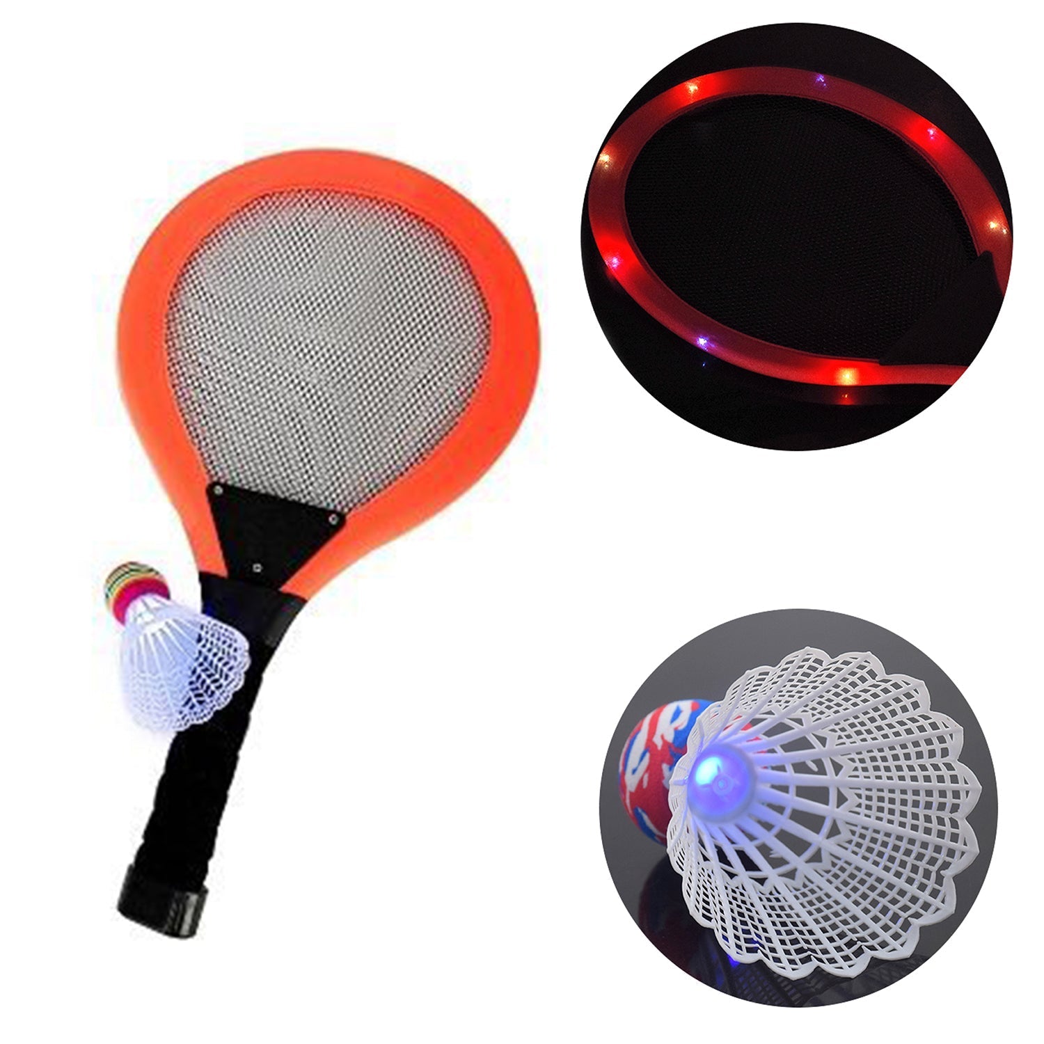 8085 Led Badminton Set For Playing Purposes Of Kids And Children’s. DeoDap