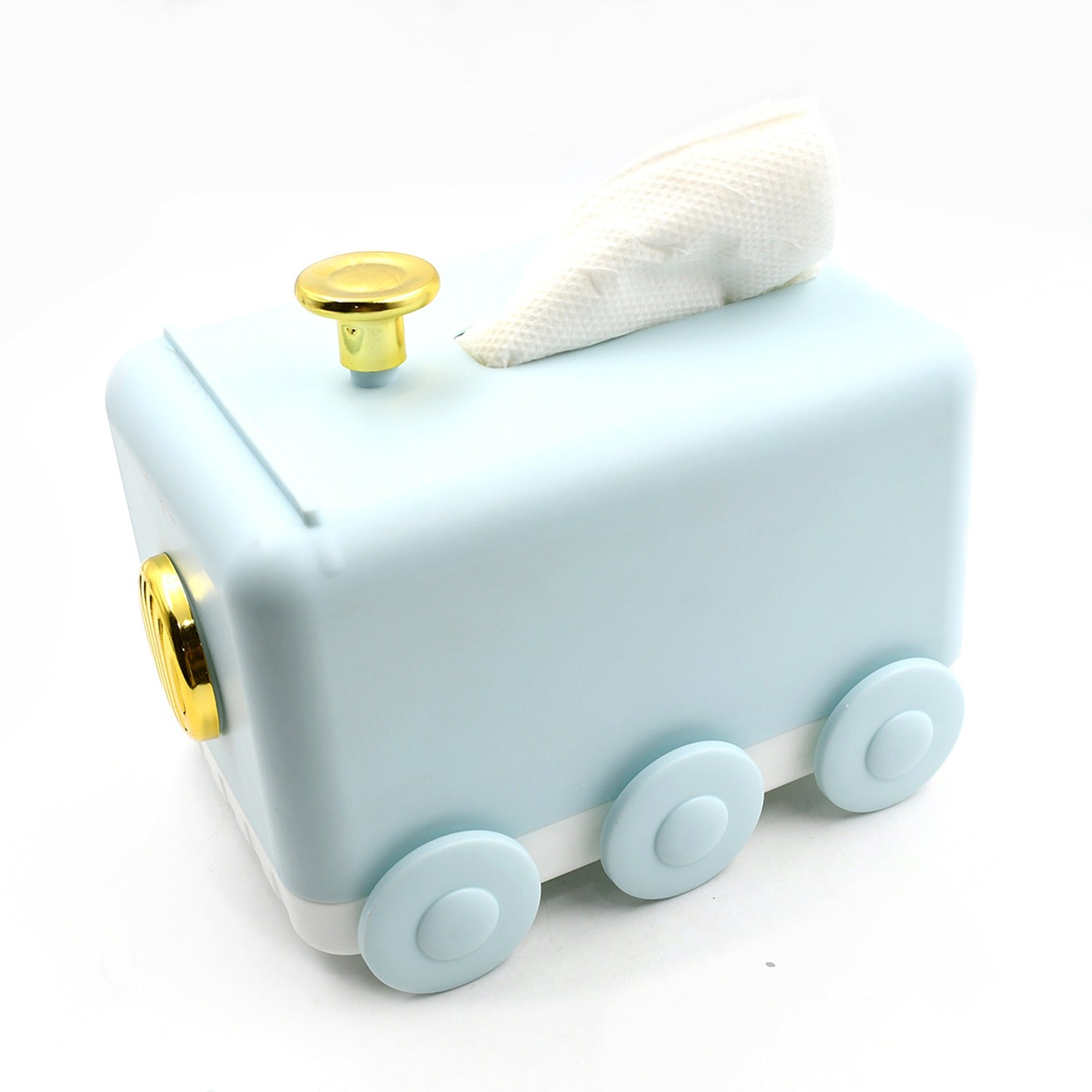 7547 Tissue Paper Holder Unique Train Engine Tissue Storage Box Tissue Paper Holder Box | Tissue Holder Dispenser Organizer for Car Decor & Home Use