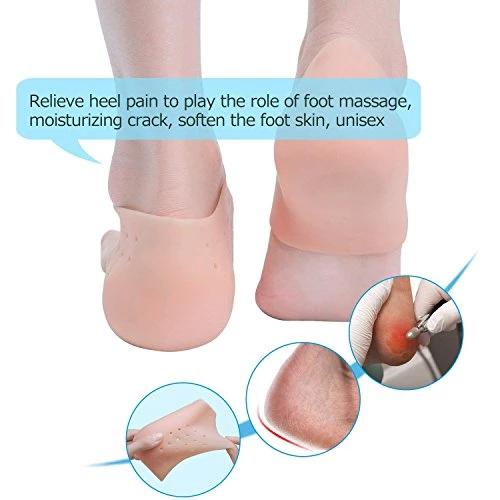 339 Moisturizing Skin Softening Silicone Gel for Dry Cracked Heel Repair (Multicolour) Royal -X Impex