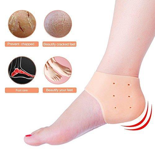 339 Moisturizing Skin Softening Silicone Gel for Dry Cracked Heel Repair (Multicolour) Royal -X Impex