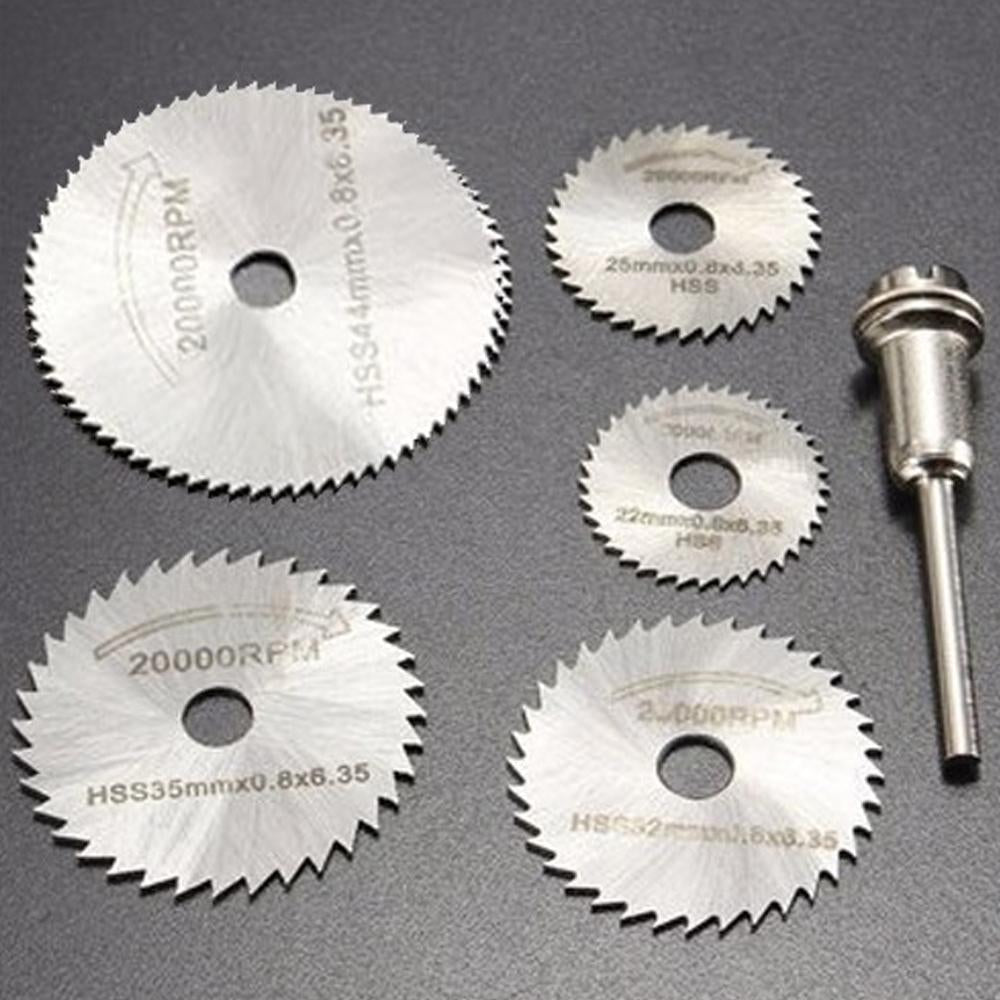 408 -6pcs Metal HSS Circular Saw Blade Set Cutting Discs for Rotary Tool DeoDap