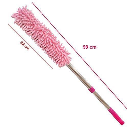 707 Multipurpose Microfiber Cleaning Duster With Extendable Telescopic Wall Hanging Handle DeoDap