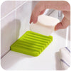 0810 Silicone Soap Holder Soap Dish Stand Saver Tray Case for Shower DeoDap