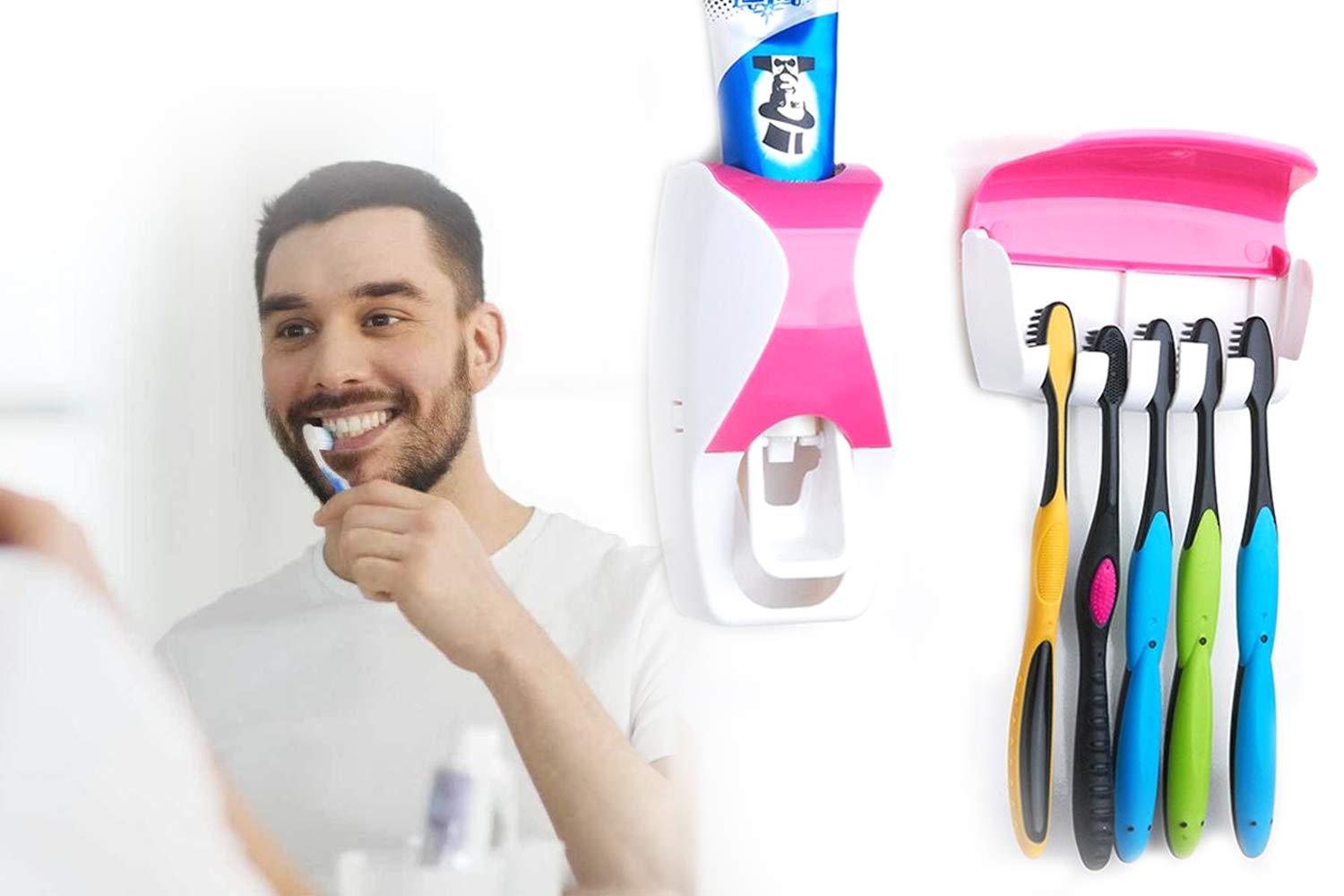 200 Toothpaste Dispenser & Tooth Brush with Toothbrush DeoDap