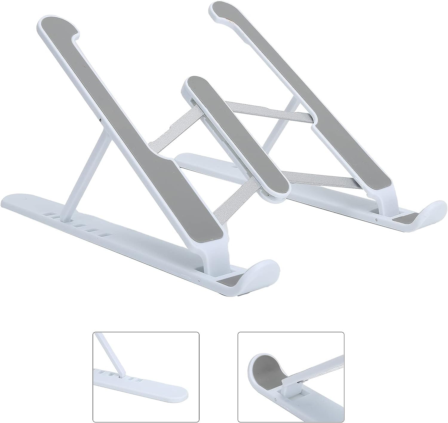 7240 ADJUSTABLE TABLET STAND HOLDER WITH BUILT-IN FOLDABLE LEGS AND HIGH QUALITY FIBRE