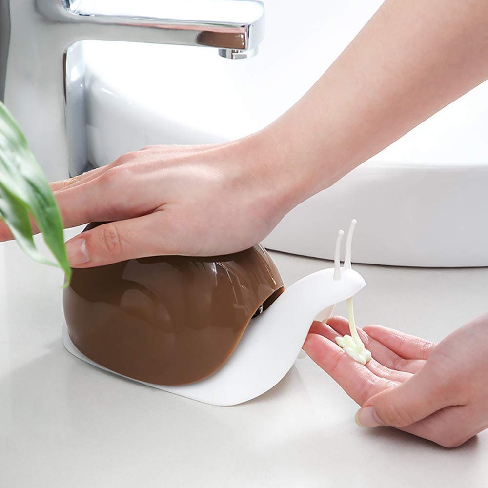 0226 Portable Snail Shape Liquid Soap Dispenser DeoDap