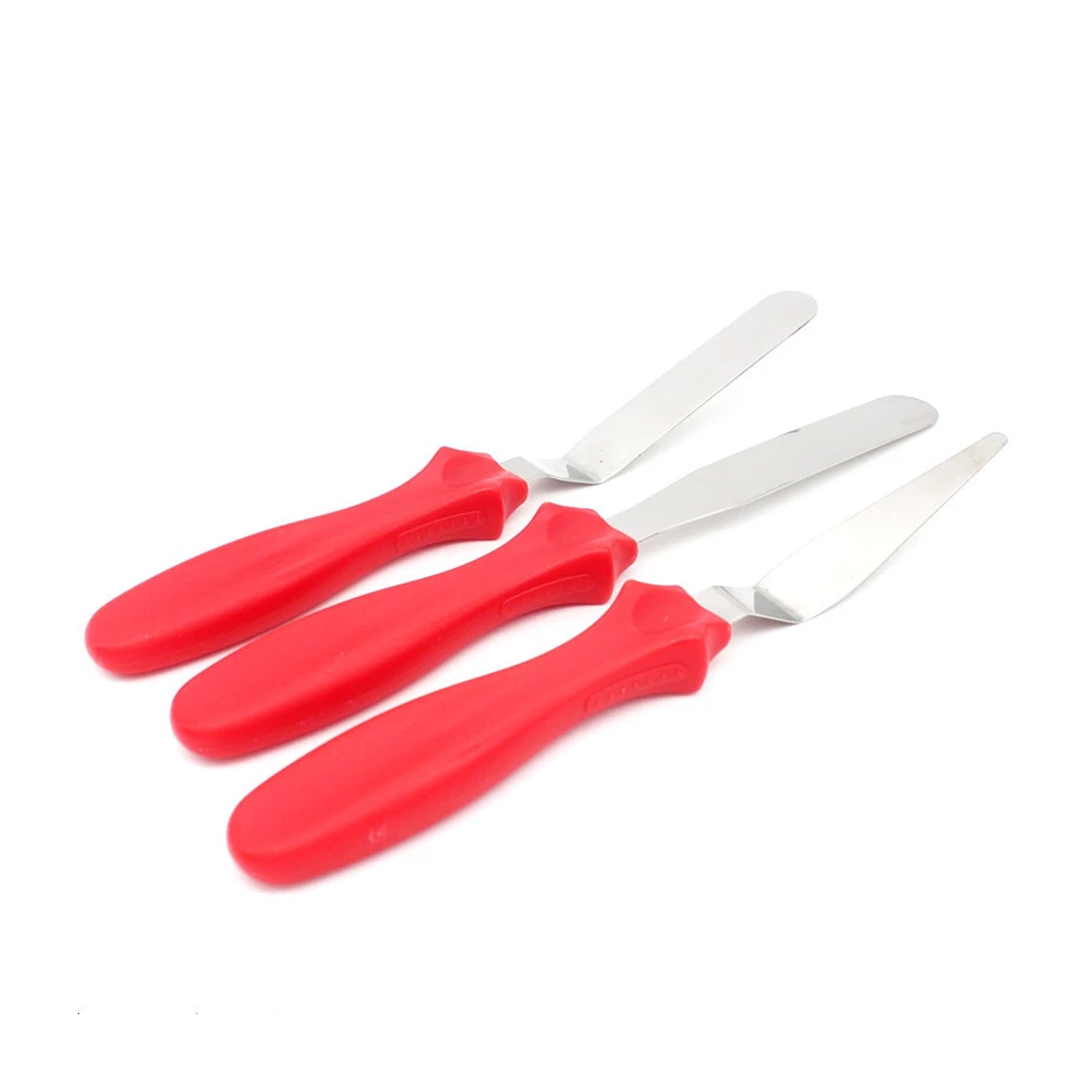 2805 MULTI-FUNCTION STAINLESS STEEL CAKE ICING SPATULA FLAT ANGULAR TRIANGLE PALLET KNIFE SET DeoDap