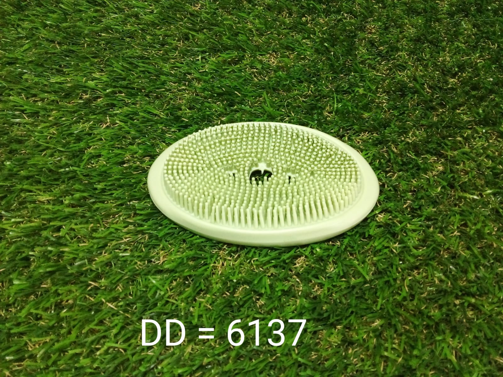 6137 2 in 1 Silicone Cleaning Brush used in all kinds of bathroom purposes for cleaning and washing floors, corners, surfaces and many more things. DeoDap