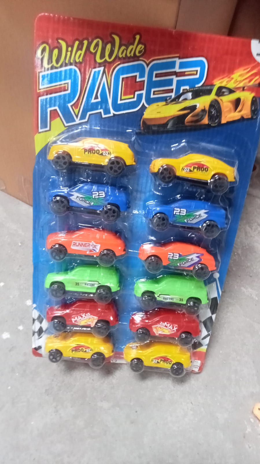 4453 Super City Car Racer Toy For Boys and Girls Pull Push Vehicle Car (Set Of 12Pcs)  (Multicolor)