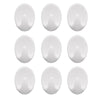 1544 Self Adhesive Plastic Wall Hook Set for Home Kitchen and Other Places (Pack of 9) DeoDap